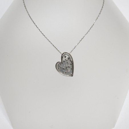 Pendentif Evanée - Or blanc et diamants