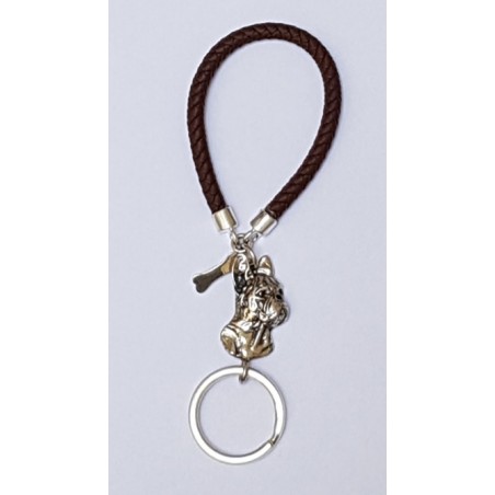 Porte Clé Bardo Chien ou Chat - Argent